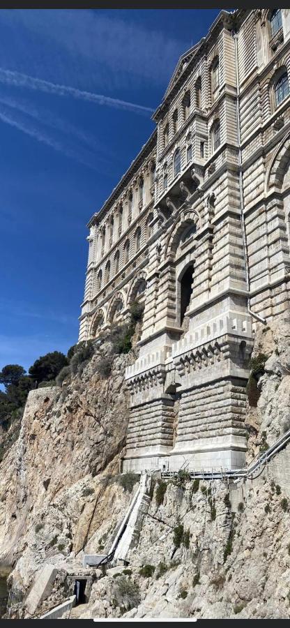 Superbe 2P Vue Mer, Ensoleille, Piscine Apartman Roquebrune-Cap-Martin Kültér fotó